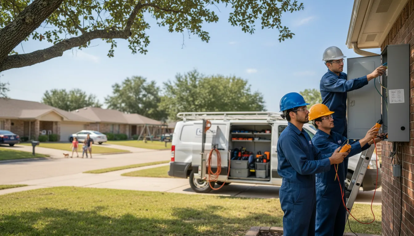 Certified electrician providing emergency electrical services in Ohlman, IL